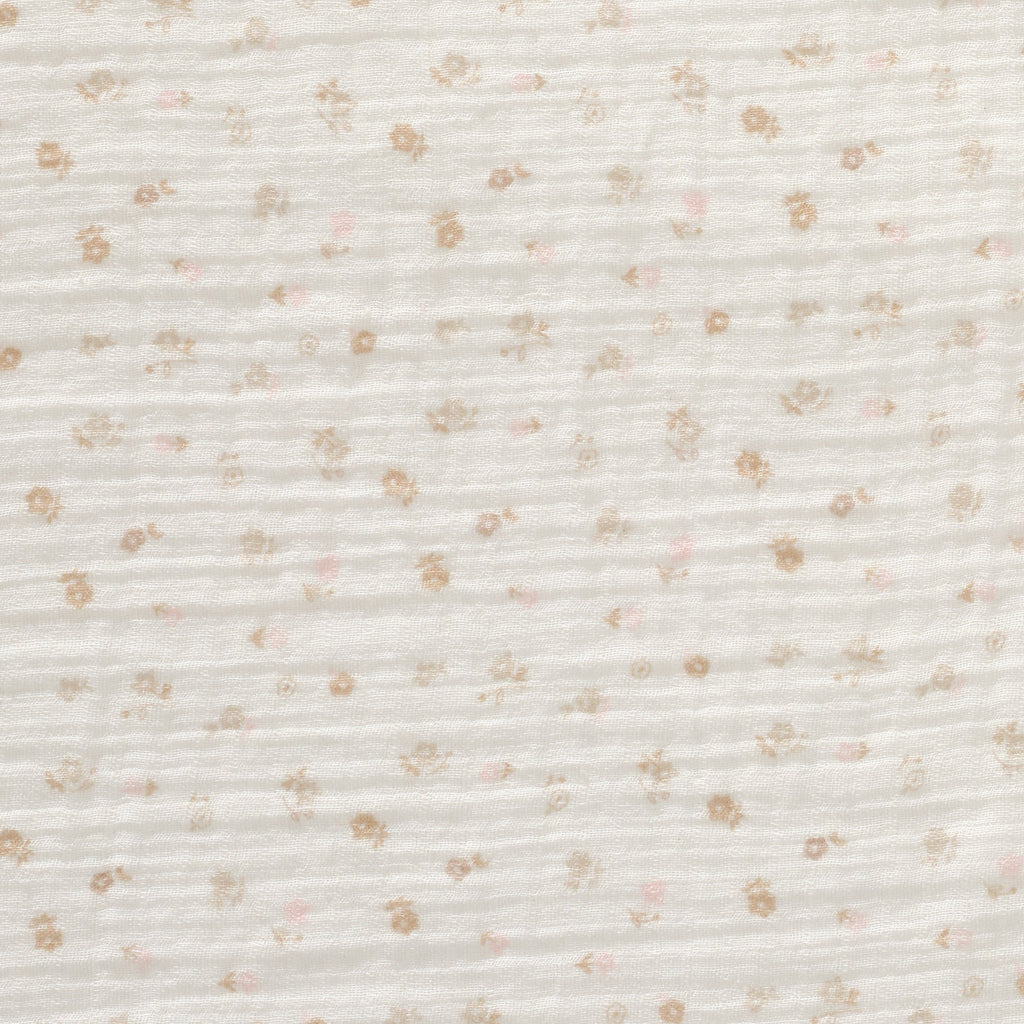 Signature Organic Cotton Floral Fitted Crib Sheet