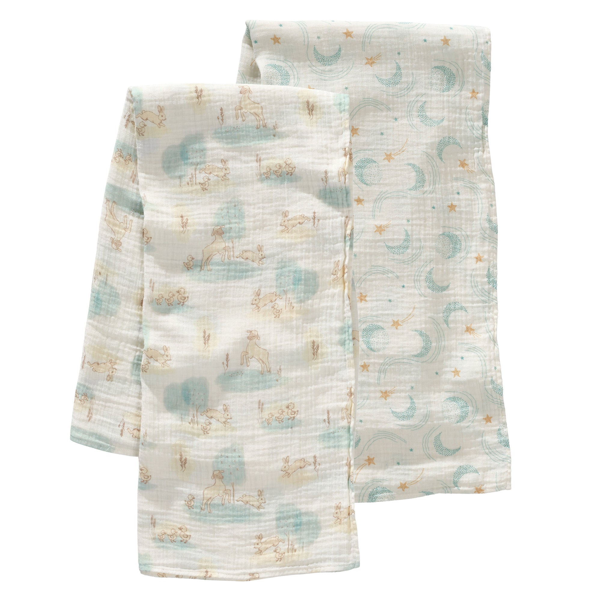 Signature Organic Celestial/Meadow Swaddle Blankets