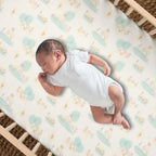 Signature Organic Cotton Meadow Fitted Crib Sheet