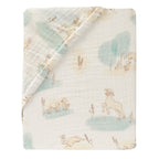 Signature Organic Cotton Meadow Fitted Crib Sheet