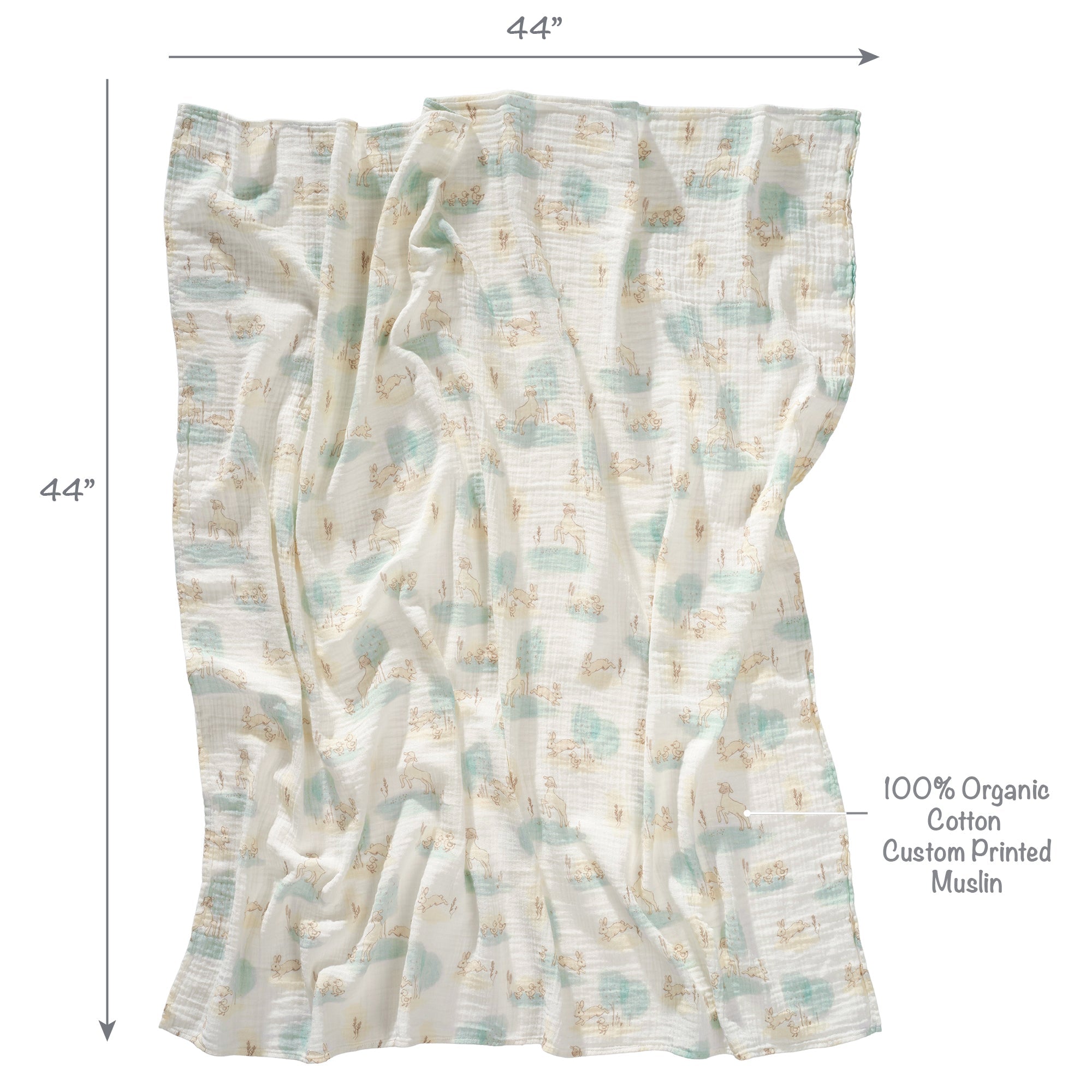 Signature Organic Celestial/Meadow Swaddle Blankets