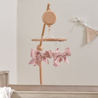 2-n-1 Organic Bow Musical Baby Crib Mobile