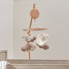 2-n-1 Organic Celestial Musical Baby Crib Mobile