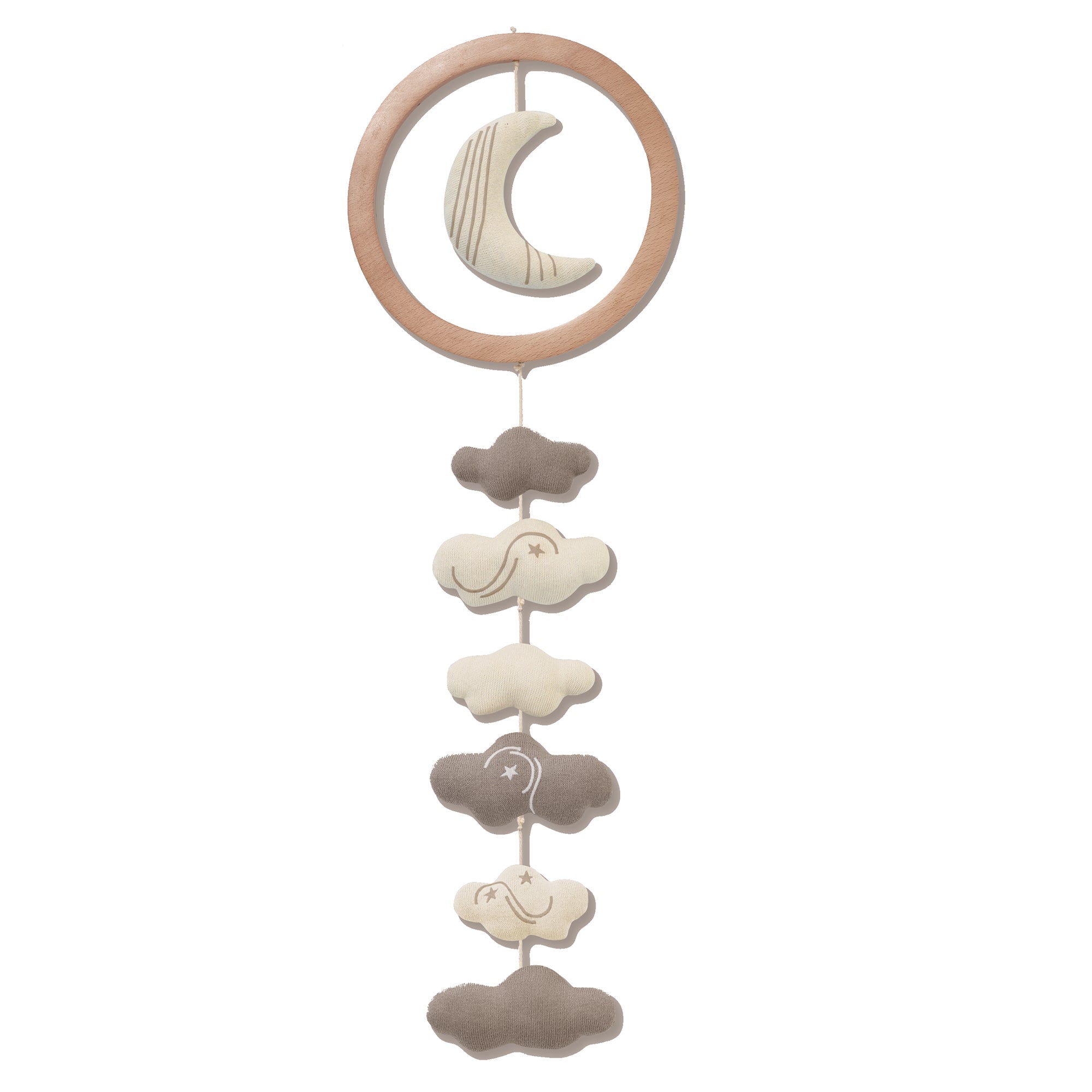 2-n-1 Organic Celestial Musical Baby Crib Mobile