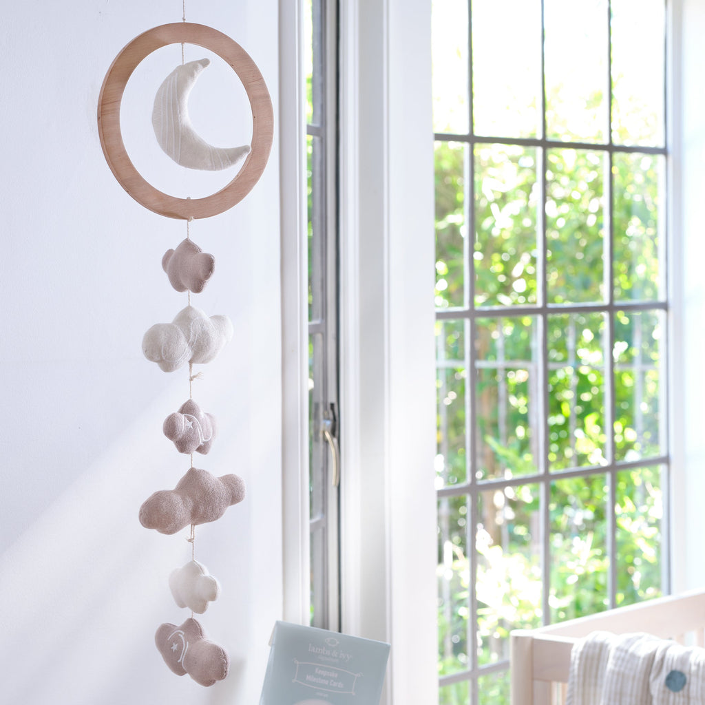 2-n-1 Organic Celestial Musical Baby Crib Mobile