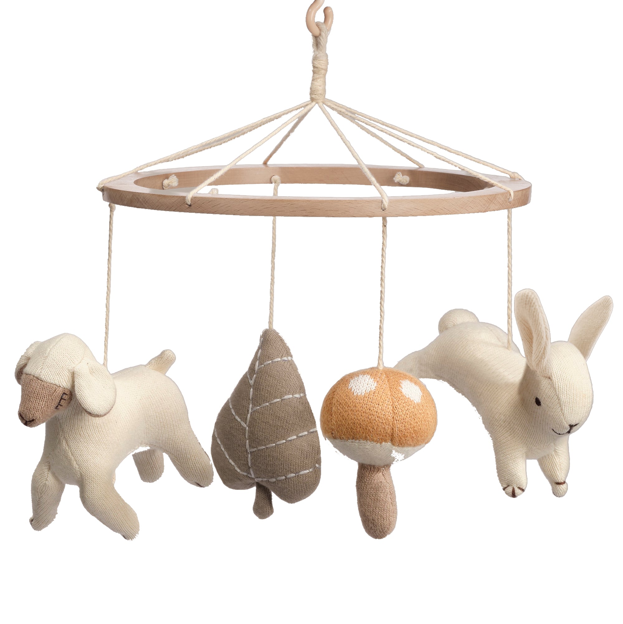 2-n-1 Organic Meadow Musical Baby Crib Mobile