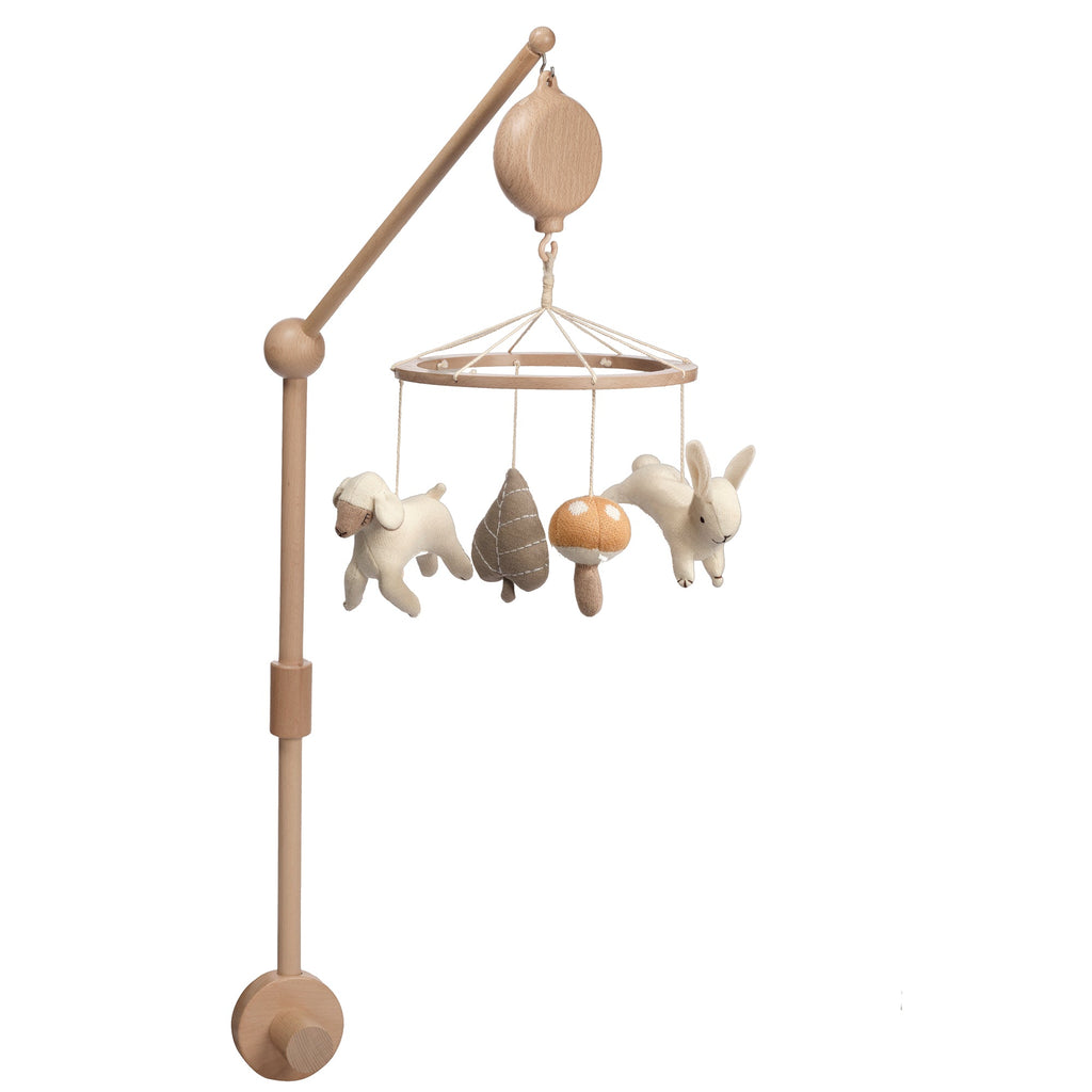 2-n-1 Organic Meadow Musical Baby Crib Mobile