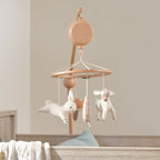 2-n-1 Organic Meadow Musical Baby Crib Mobile
