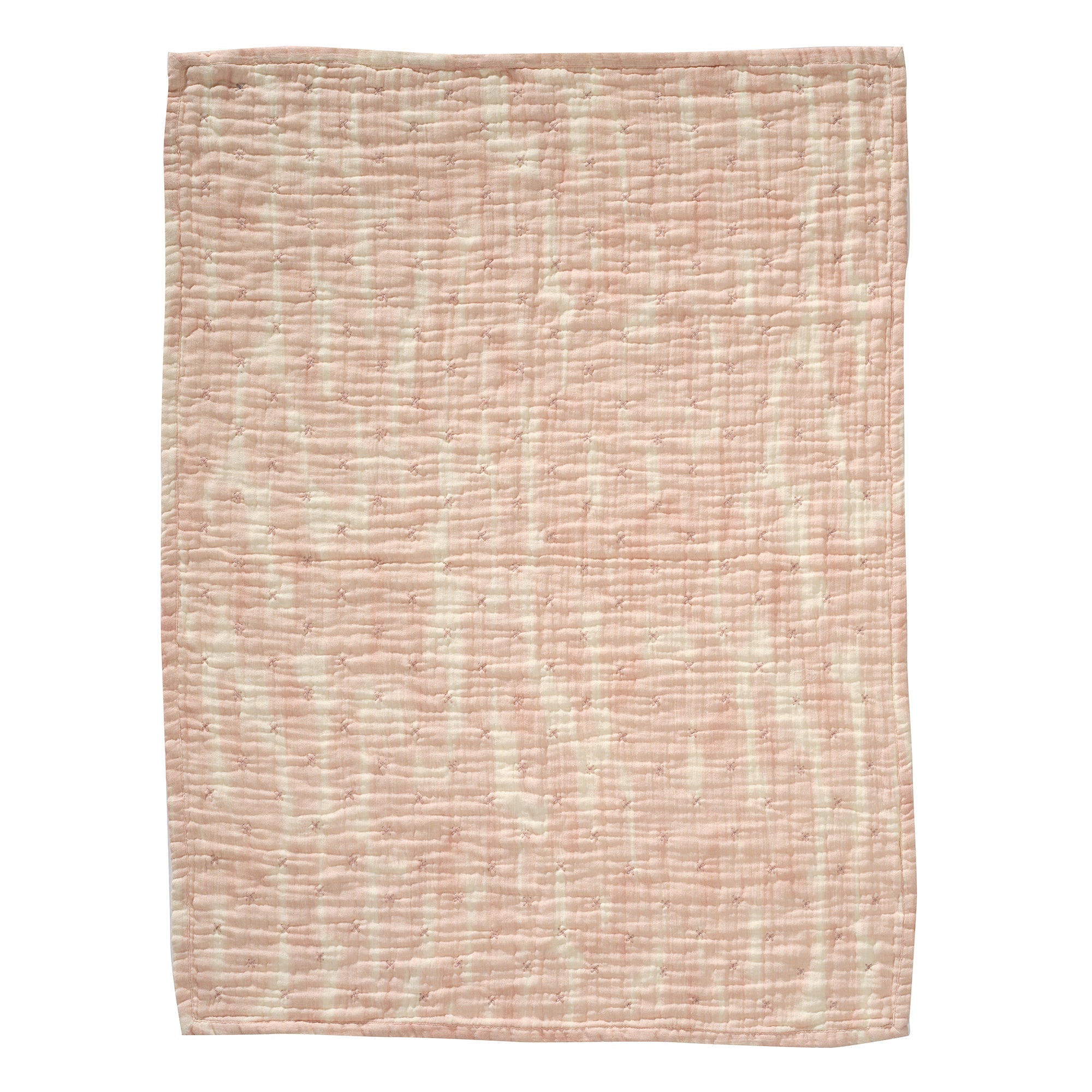 Signature Organic Pink Brush Stroke Coverlet