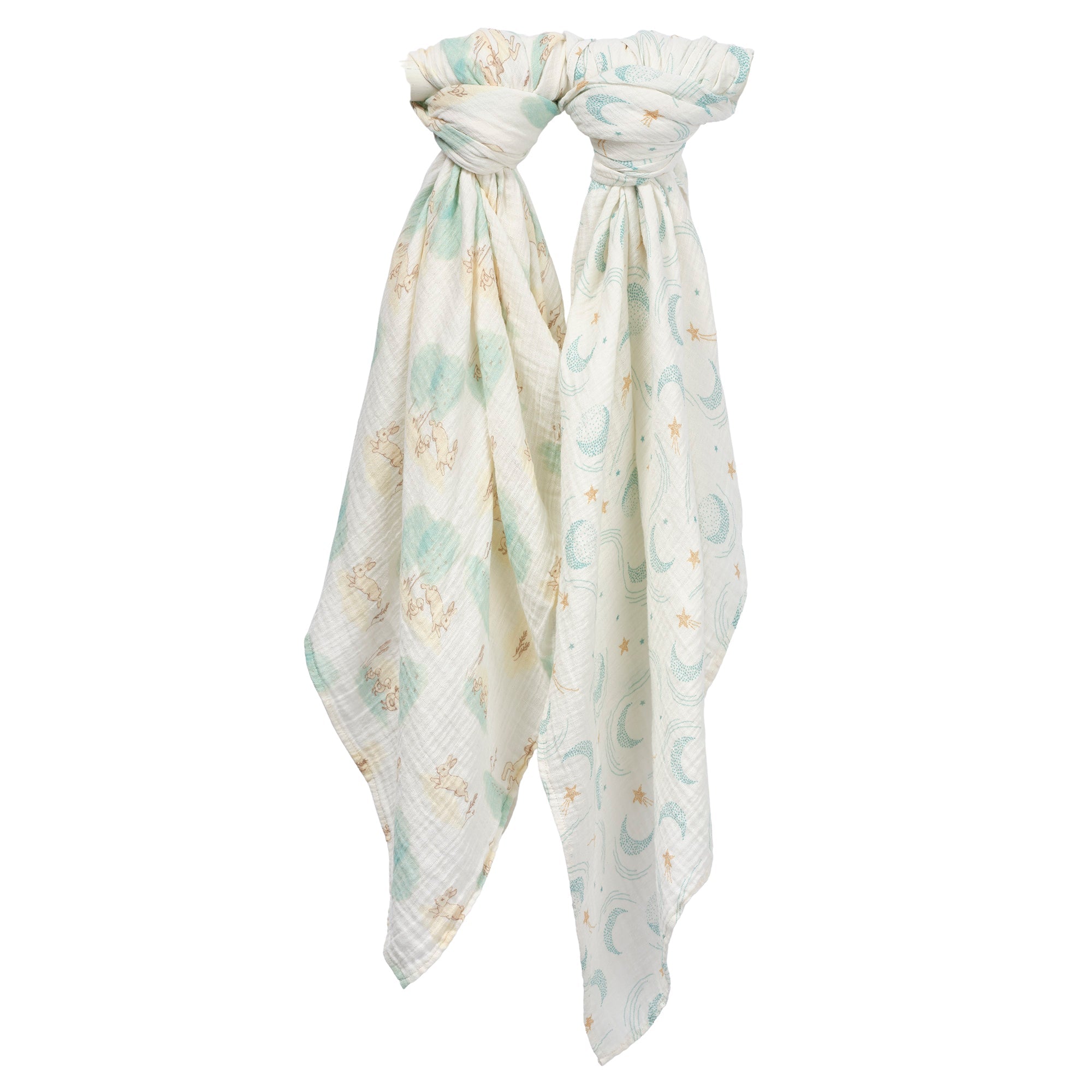 Signature Organic Celestial/Meadow Swaddle Blankets