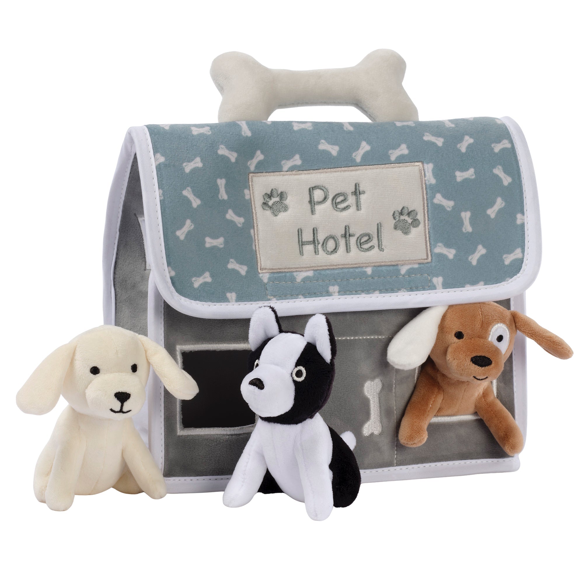 Pet Hotel Interactive Plush Playset