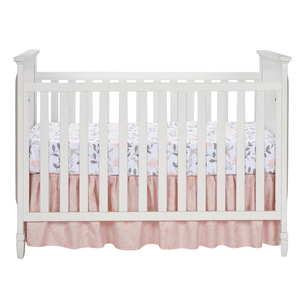 Petals Cotton Fitted Crib Sheet