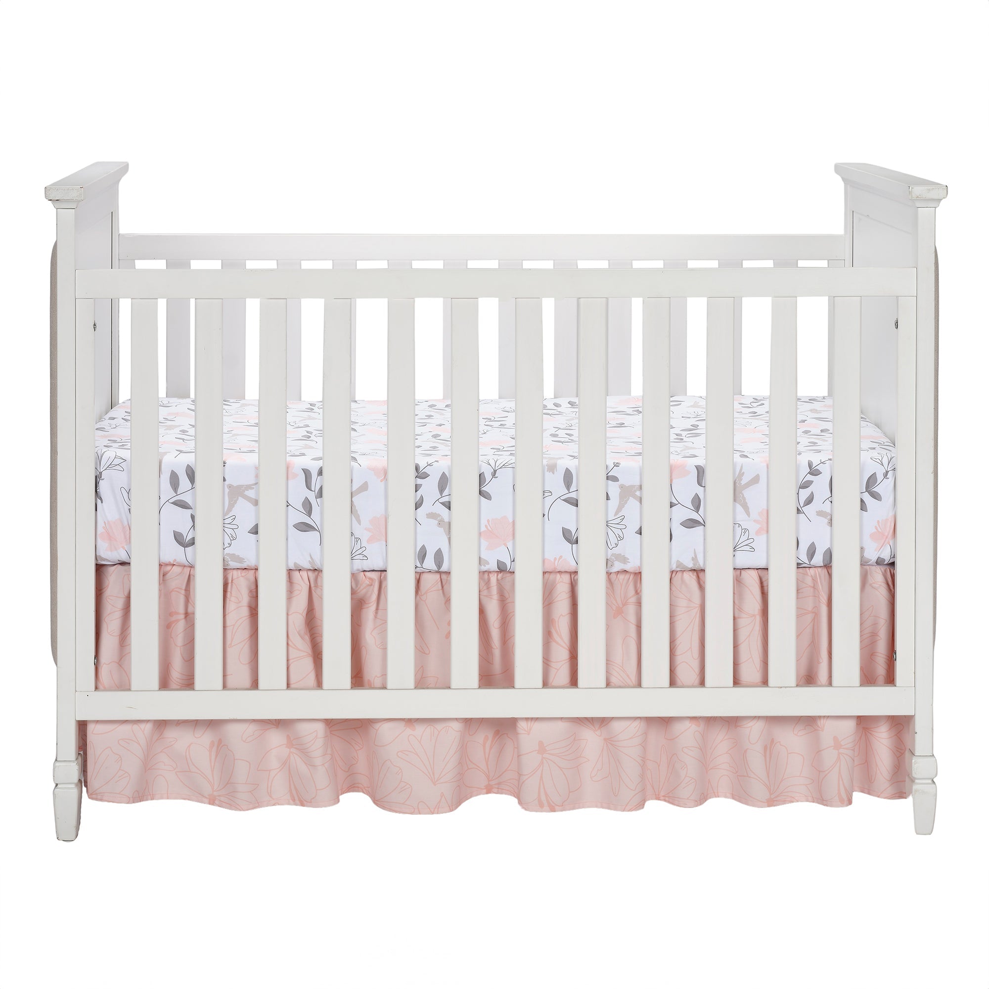 Petals Cotton Fitted Crib Sheet