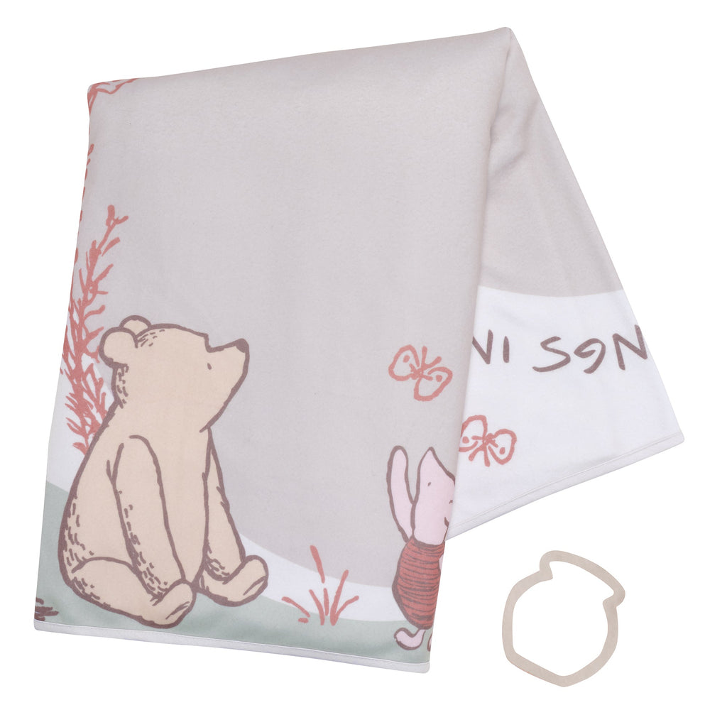 Pooh Bear & Pals Milestone Baby Blanket