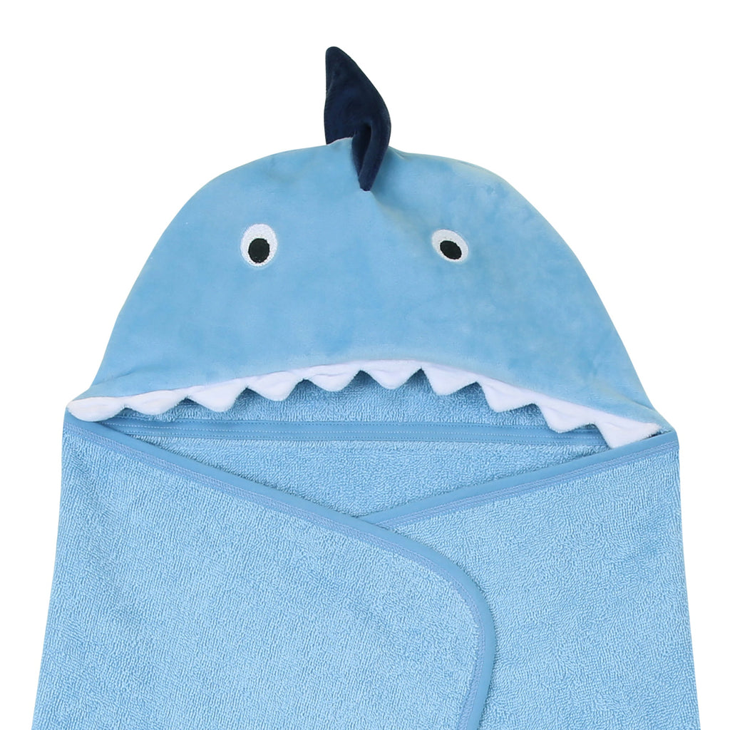 Shark Hooded Bath Towel