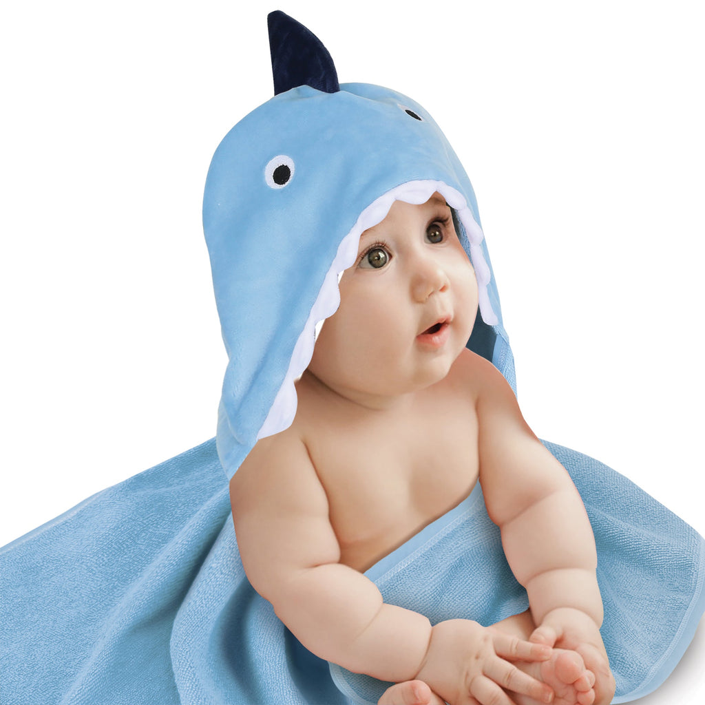 Shark Hooded Bath Towel