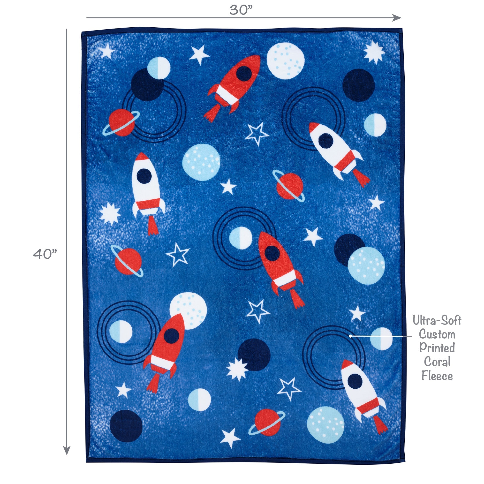Space Galaxy Baby Blanket