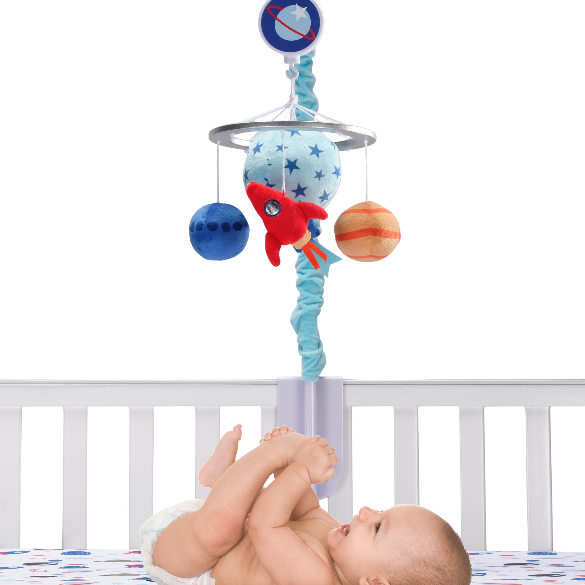 Space Galaxy Musical Baby Crib Mobile