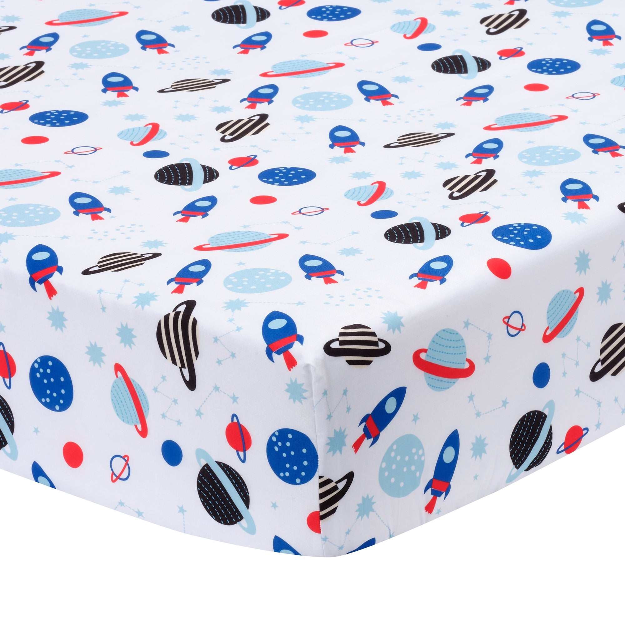 Space Galaxy 3-Piece Crib Bedding Set