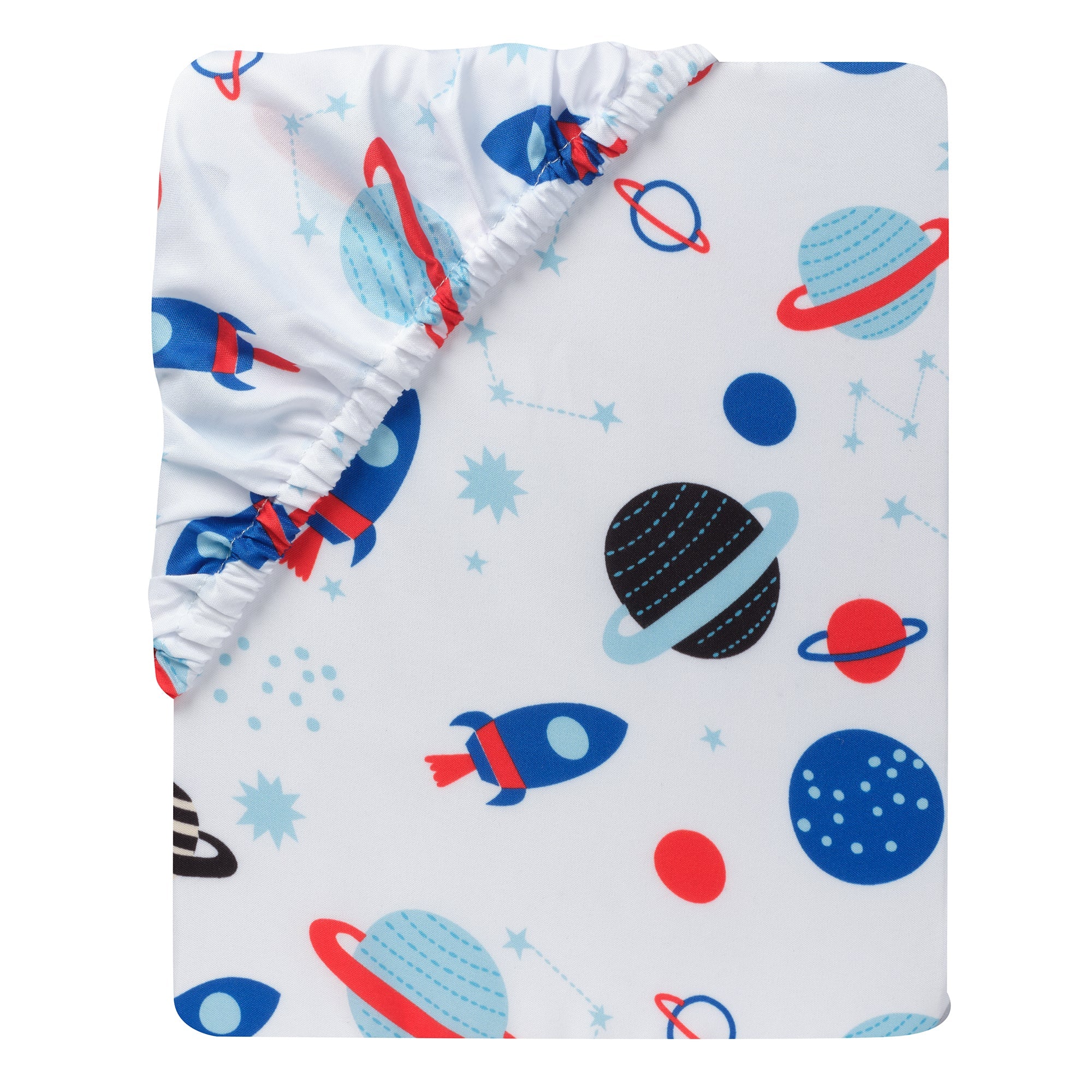 Space Galaxy Fitted Crib Sheet