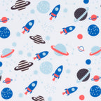 Space Galaxy Fitted Crib Sheet