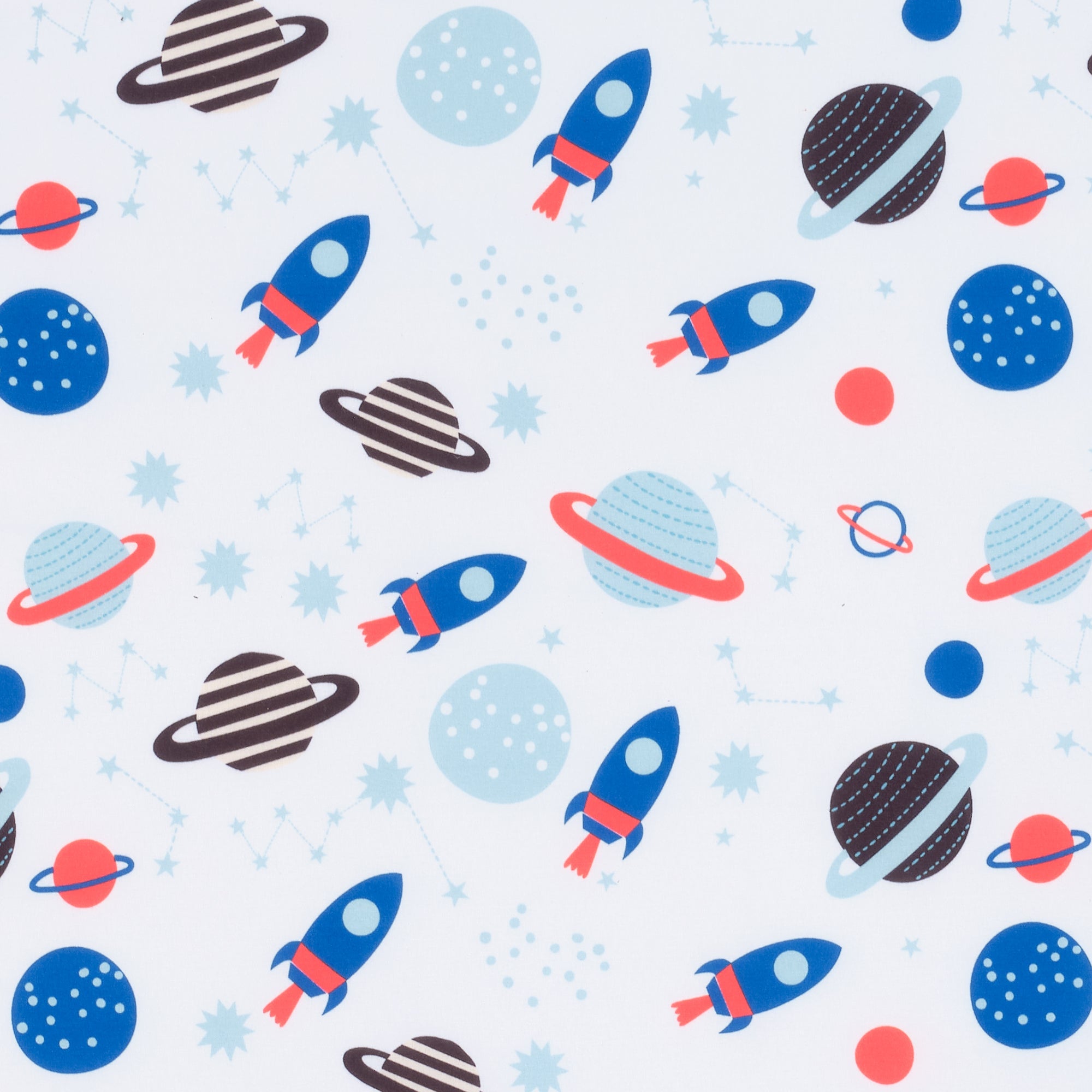 Space Galaxy Fitted Crib Sheet