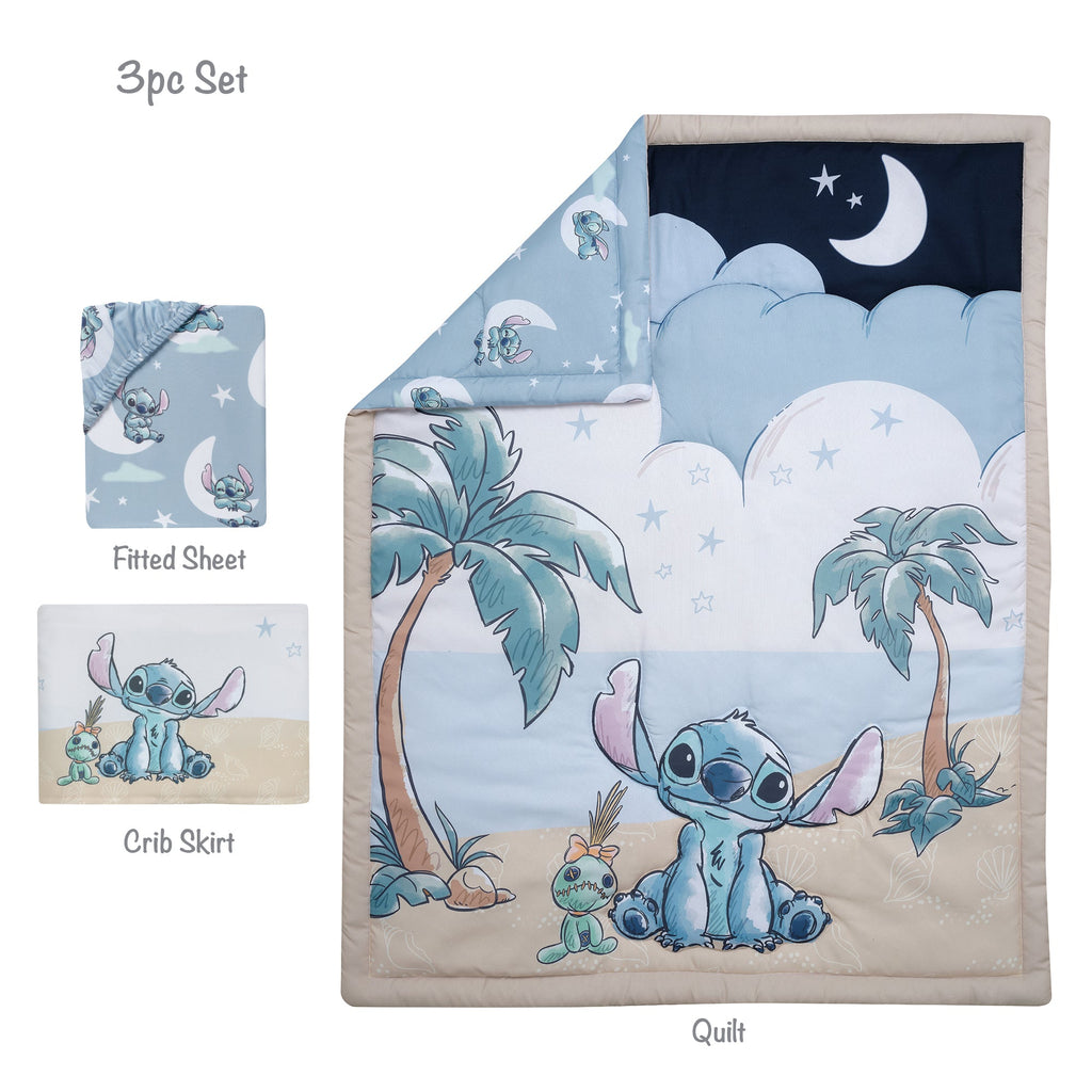 Stitch 3-Piece Crib Bedding Set
