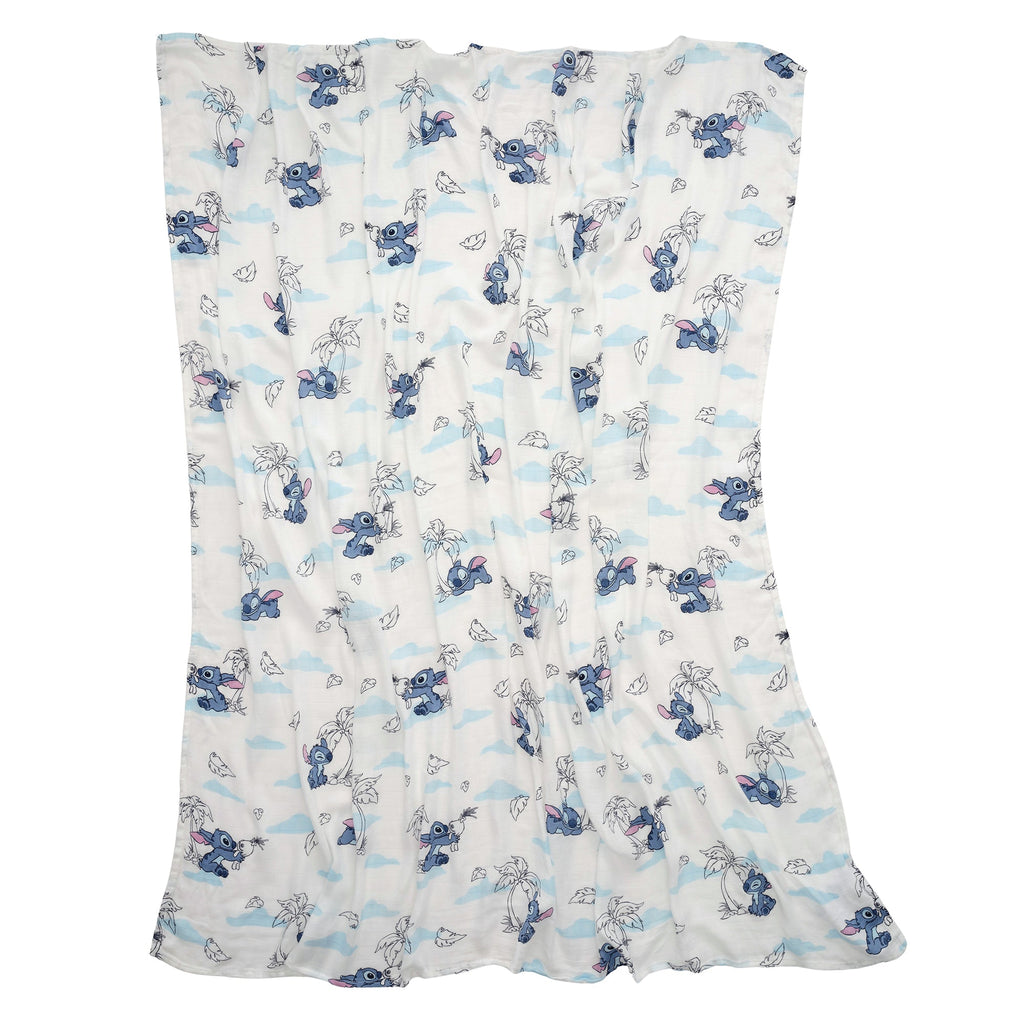 Stitch Swaddle Blanket & Plush Gift Set