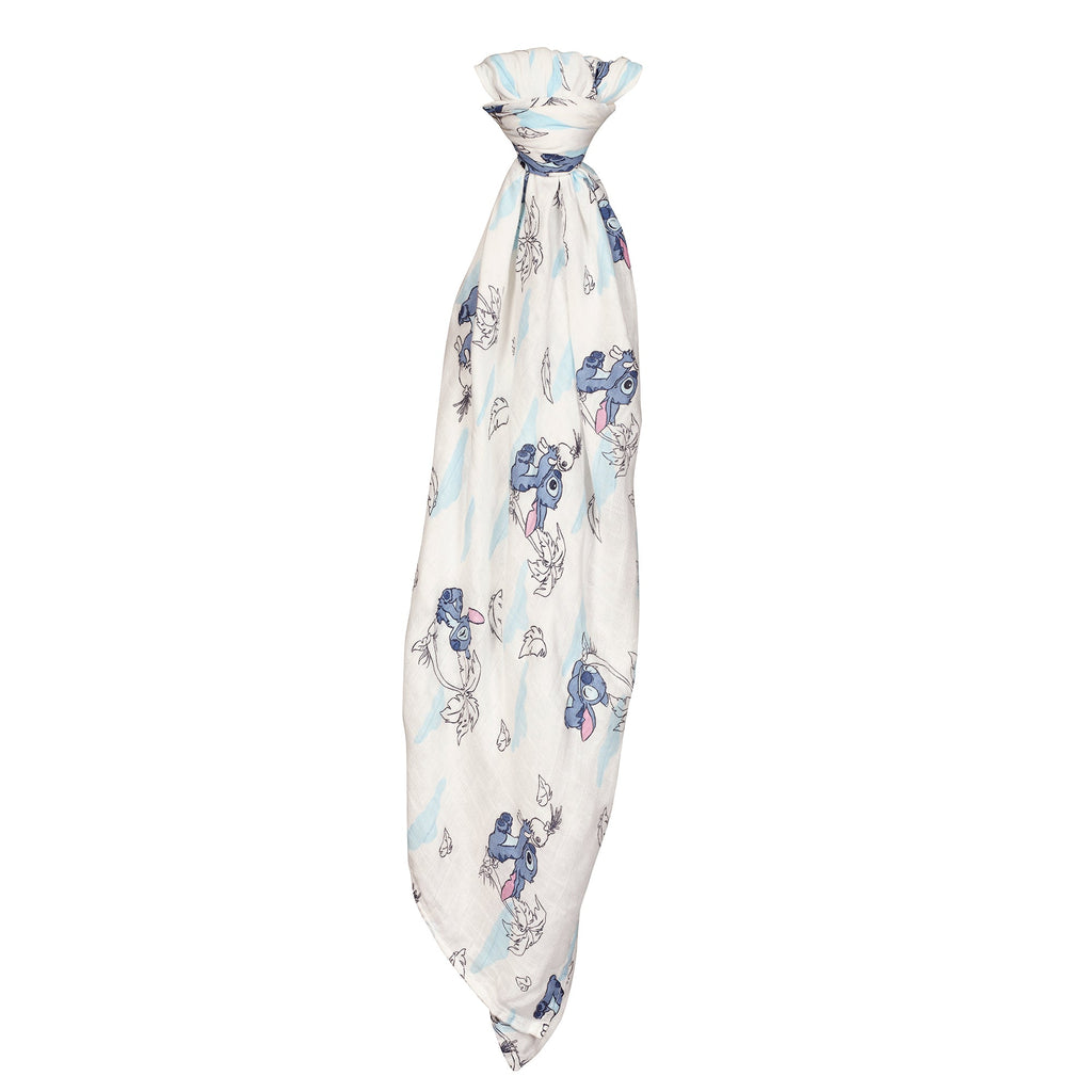 Stitch Swaddle Blanket & Plush Gift Set
