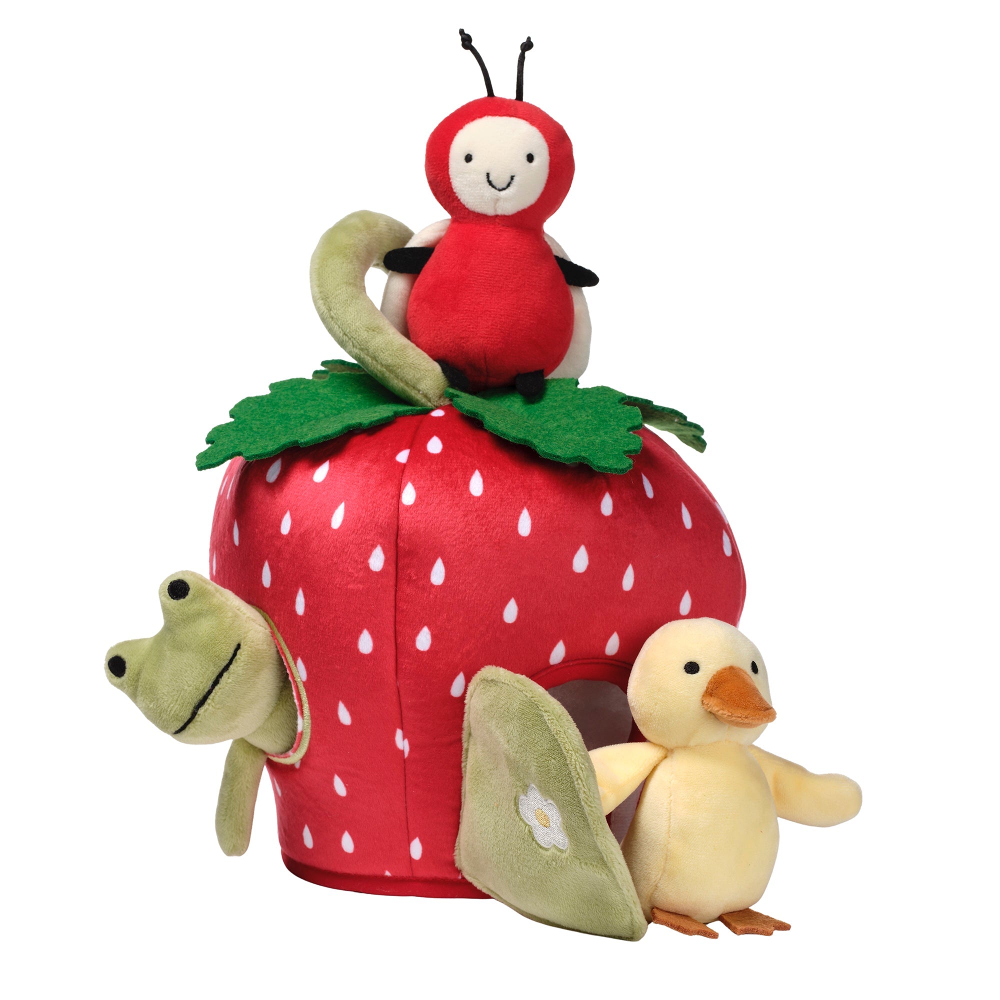 Strawberry Plush Interactive Play Set