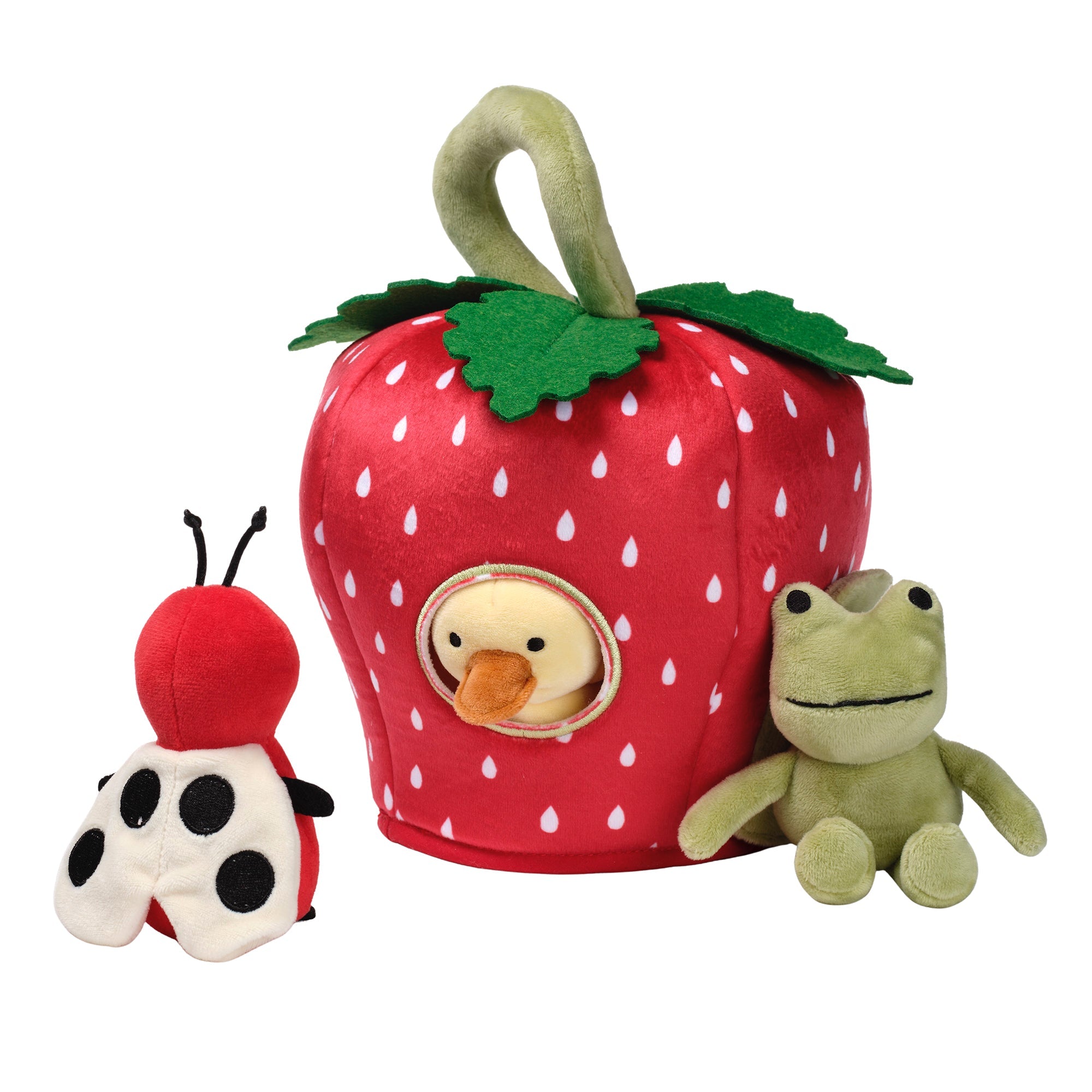 Strawberry Plush Interactive Play Set