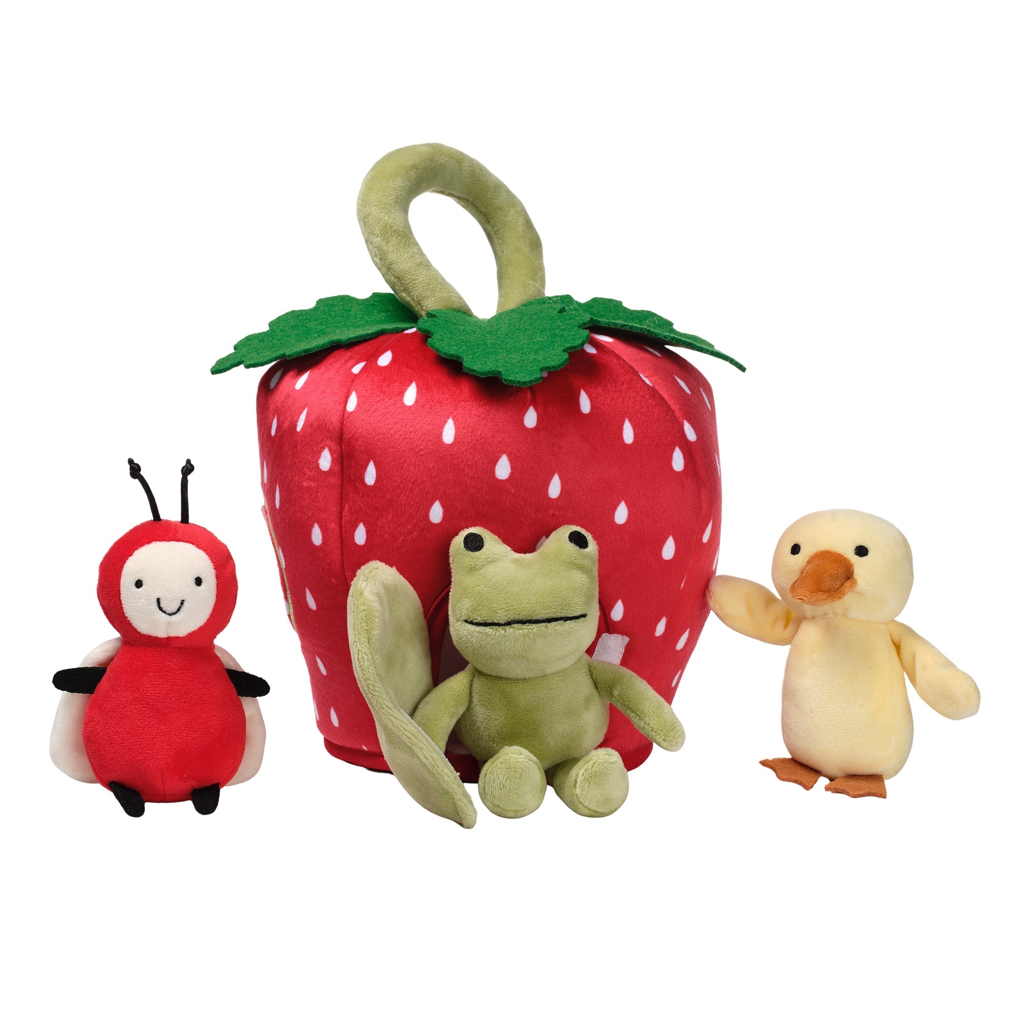 Strawberry Plush Interactive Play Set