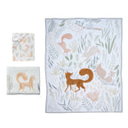 Whispering Woods 3-Piece Crib Bedding Set