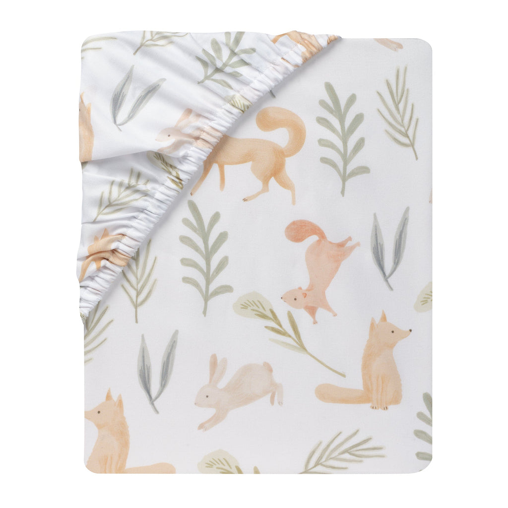 Whispering Woods Fitted Crib Sheet