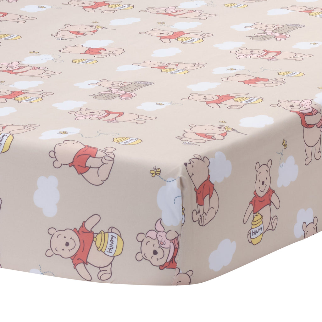 Winnie the Pooh & Friends Fitted Crib Sheet