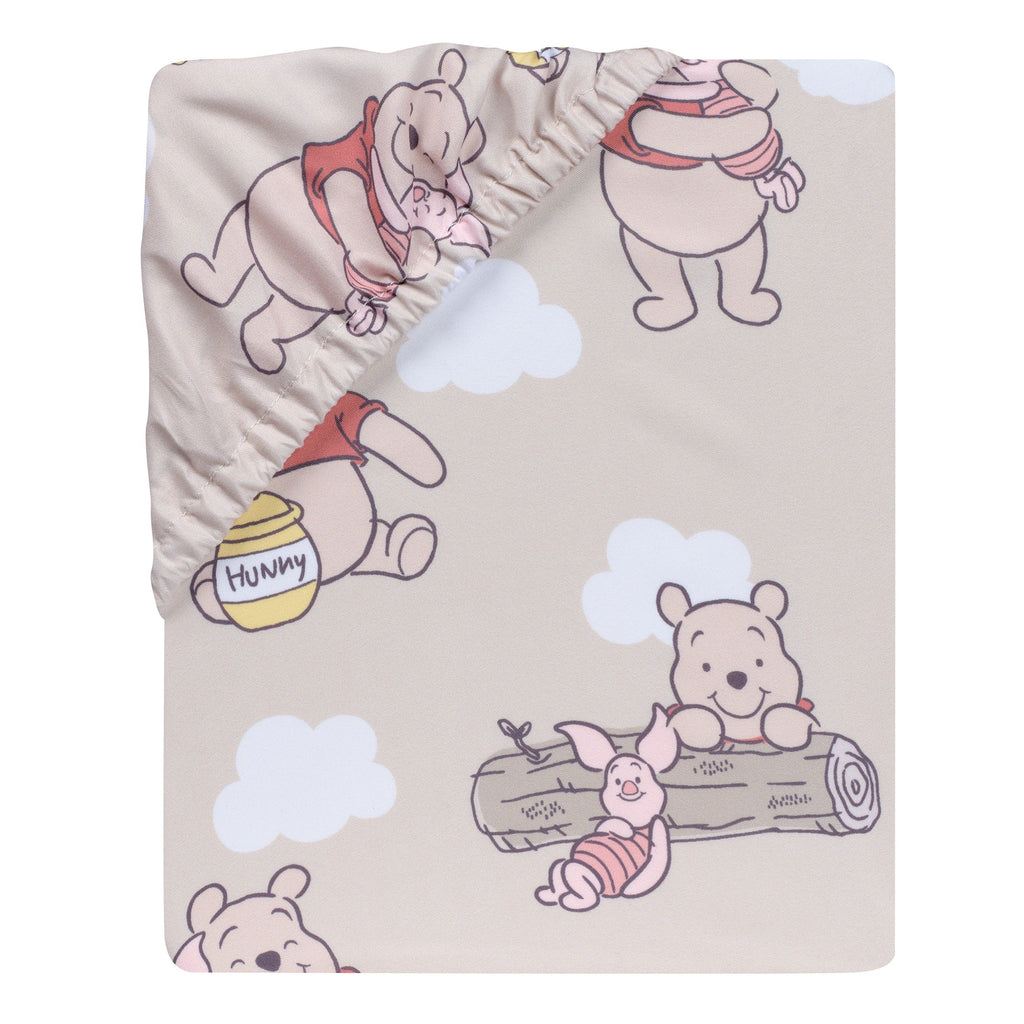 Winnie the Pooh & Friends Fitted Crib Sheet
