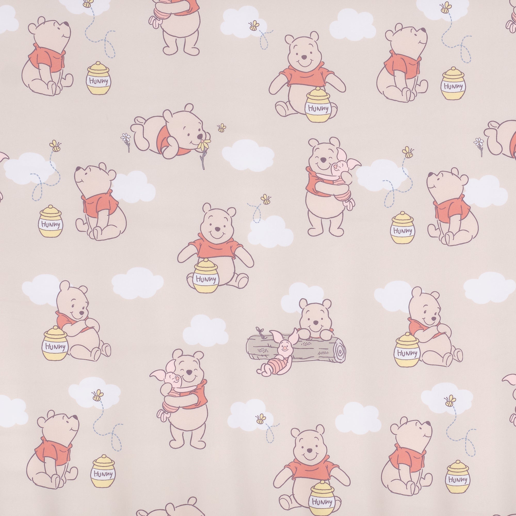 Winnie the Pooh & Friends Fitted Crib Sheet